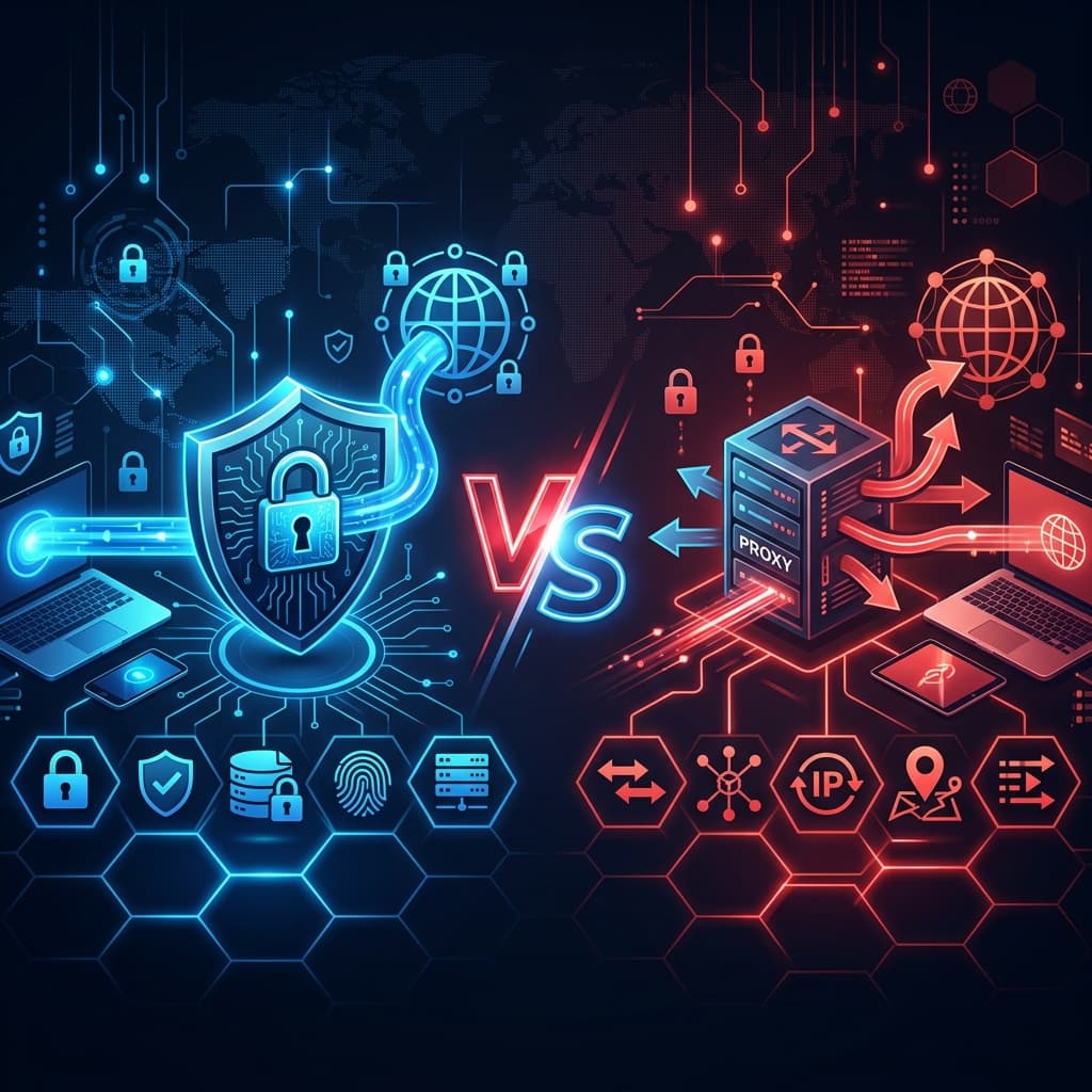 VPN vs Proxy: Khác Nhau Gì? Khi Nào Dùng Cái Nào? So Sánh Chi Tiết 2026